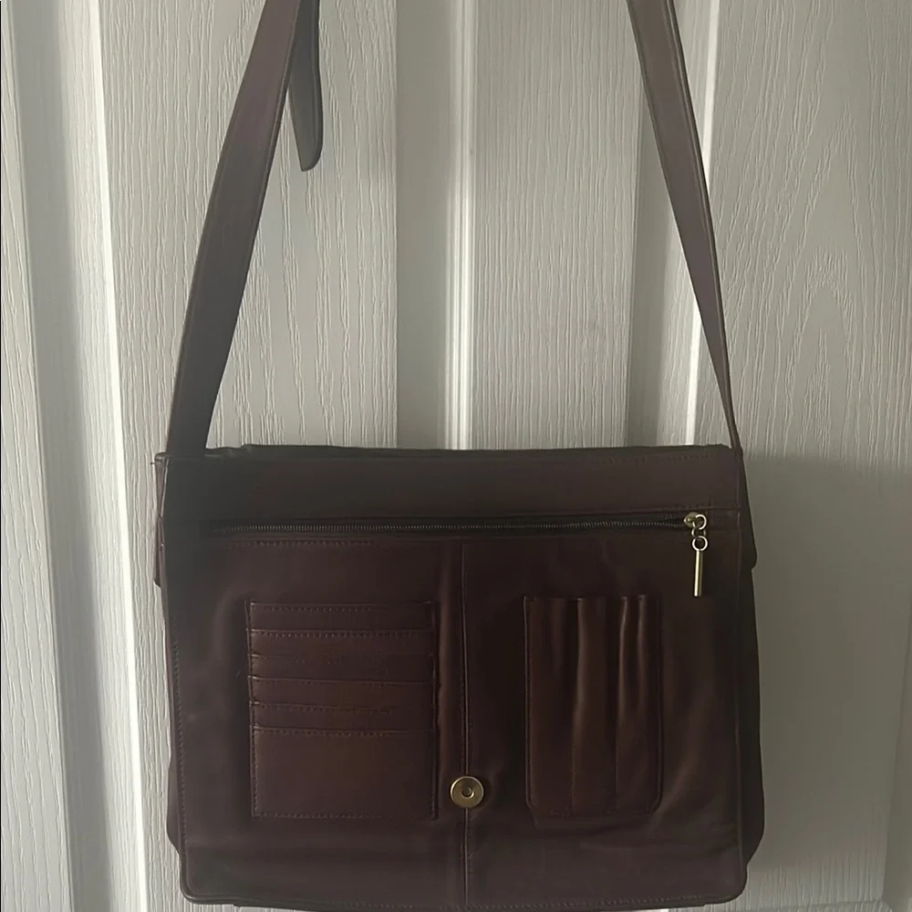 Classic Brown Leather Bag